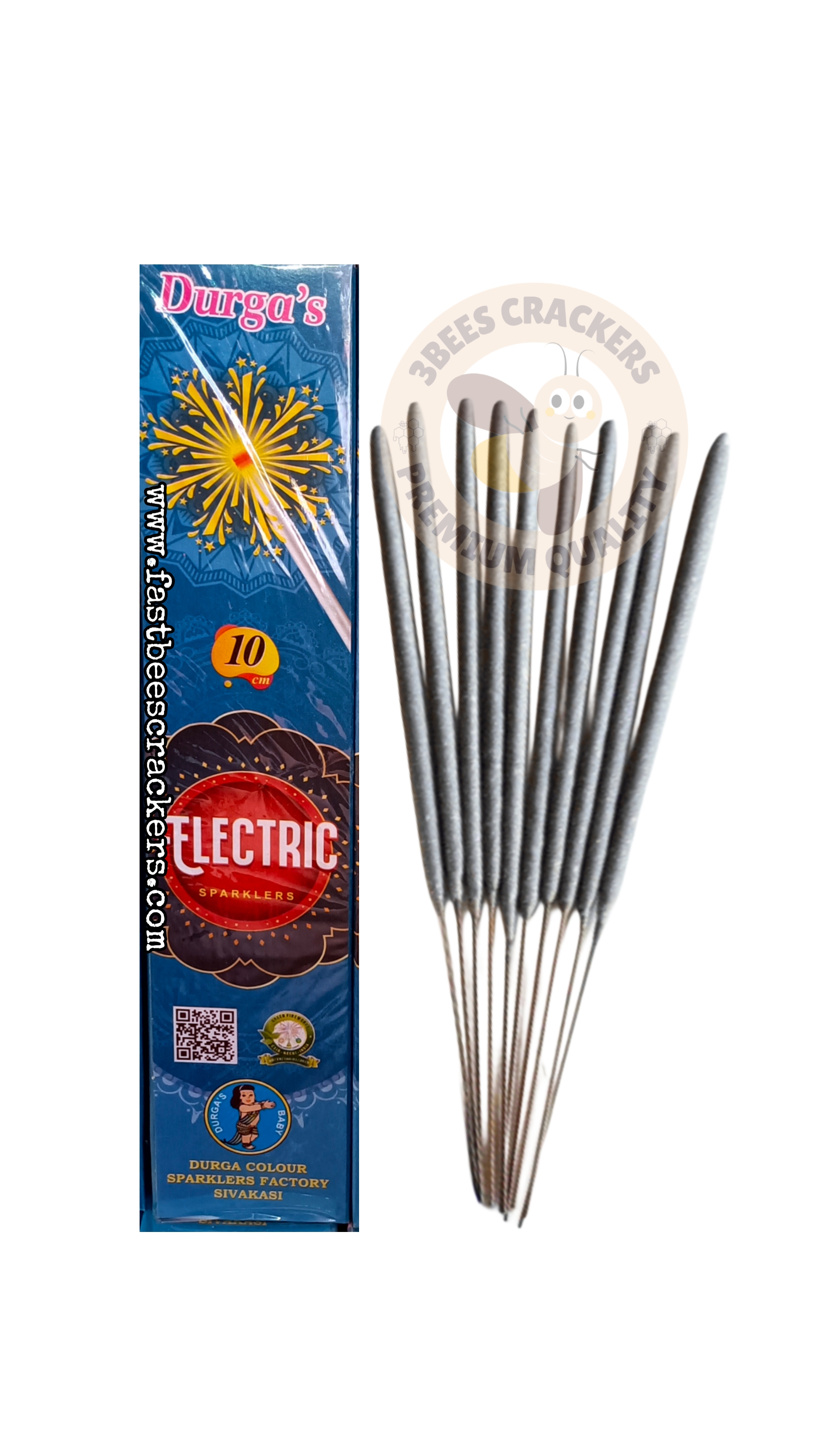 10Cm Electric Sparklers (10 Pcs)